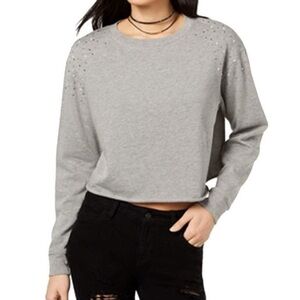 No Comment NY• LA
No Comment Grey Crewneck Embellished Sweatshirt Size L NWT